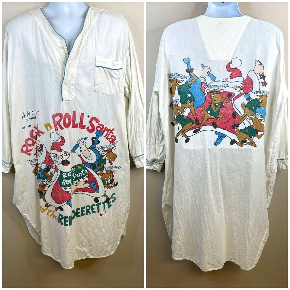 Rock 'n Roll Santa Shirt